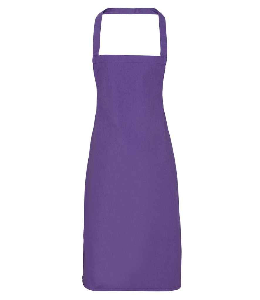 Premier Cotton Apron in ONE Purple by Premier — Custom branded clothing by Print Press, featuring premium embroidery produced in our specialist print lab in the UK.