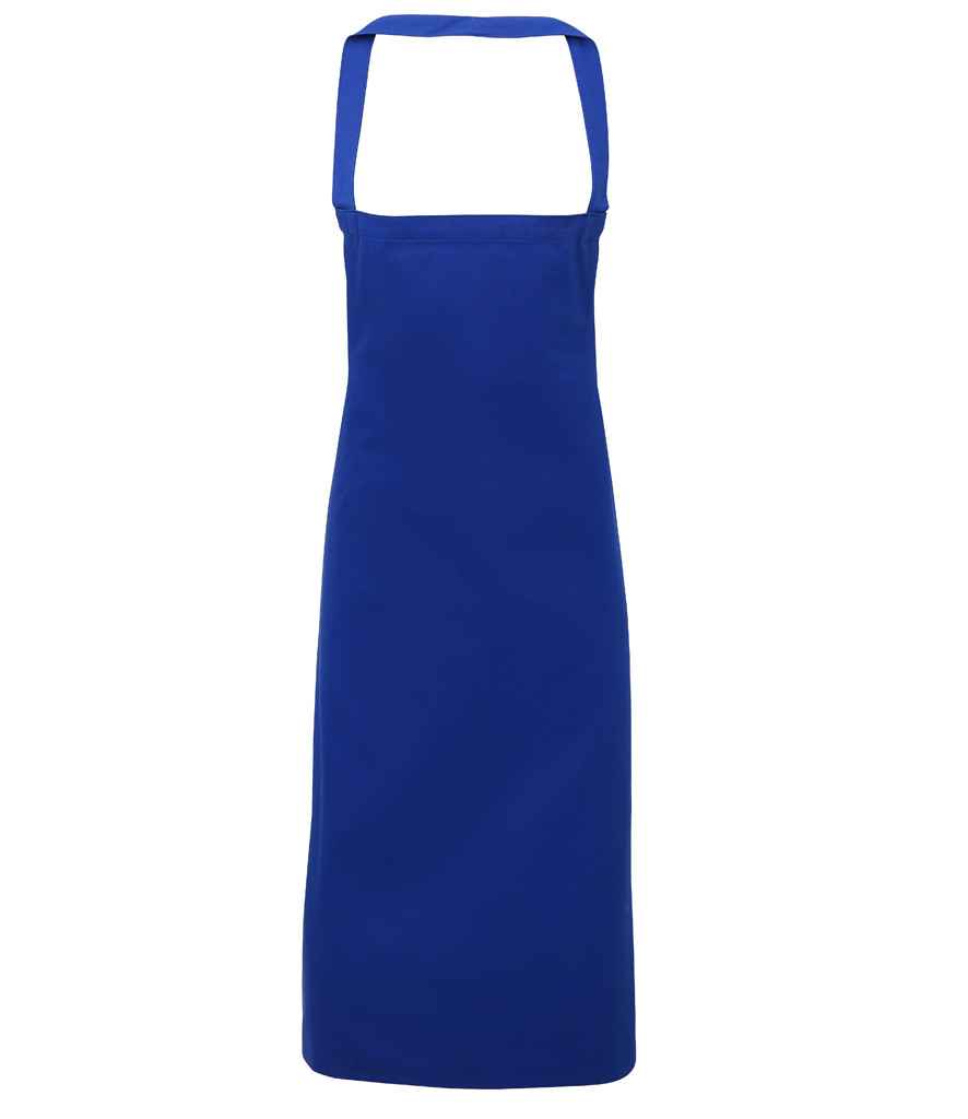 Premier Cotton Apron in ONE Royal Blue by Premier — Custom branded clothing by Print Press, featuring premium embroidery produced in our specialist print lab in the UK.