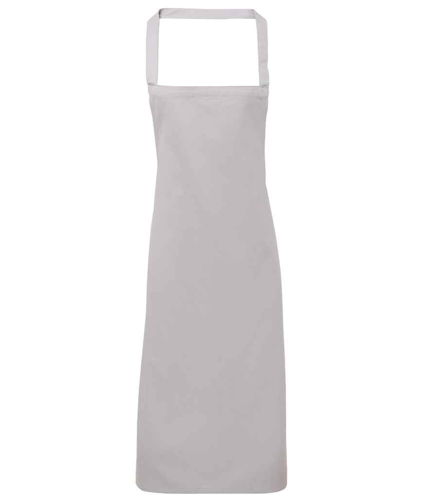 Premier Cotton Apron in ONE Silver by Premier — Custom branded clothing by Print Press, featuring premium embroidery produced in our specialist print lab in the UK.