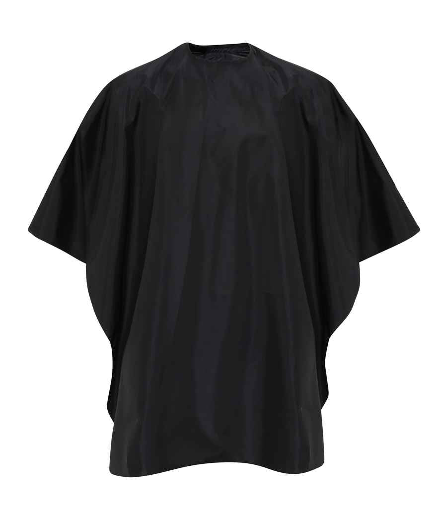 Premier Waterproof Salon Gown in ONE Black by Premier — Custom branded clothing by Print Press, featuring premium embroidery produced in our specialist print lab in the UK.