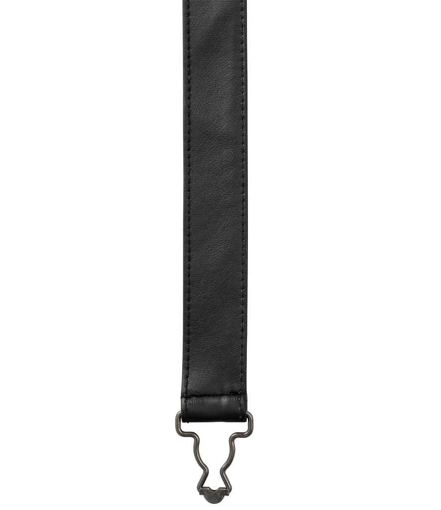 Premier Interchangeable Cross Back Apron Straps in ONE Black Faux Leather by Premier — Custom branded clothing by Print Press, featuring premium embroidery produced in our specialist print lab in the UK.