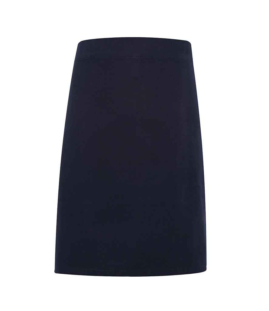 Premier Calibre Waist Apron in ONE Navy by Premier — Custom branded clothing by Print Press, featuring premium embroidery produced in our specialist print lab in the UK.