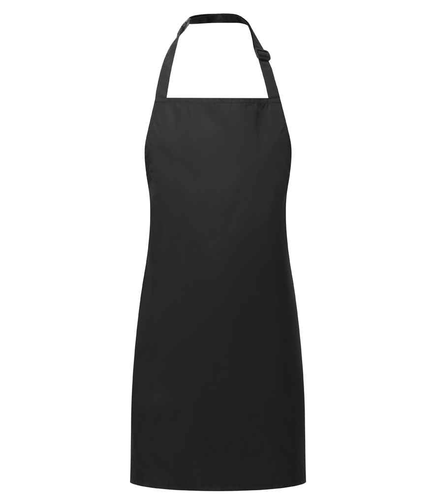 Premier Kids Waterproof Apron in Black by Premier — Custom branded clothing by Print Press, featuring premium embroidery produced in our specialist print lab in the UK.
