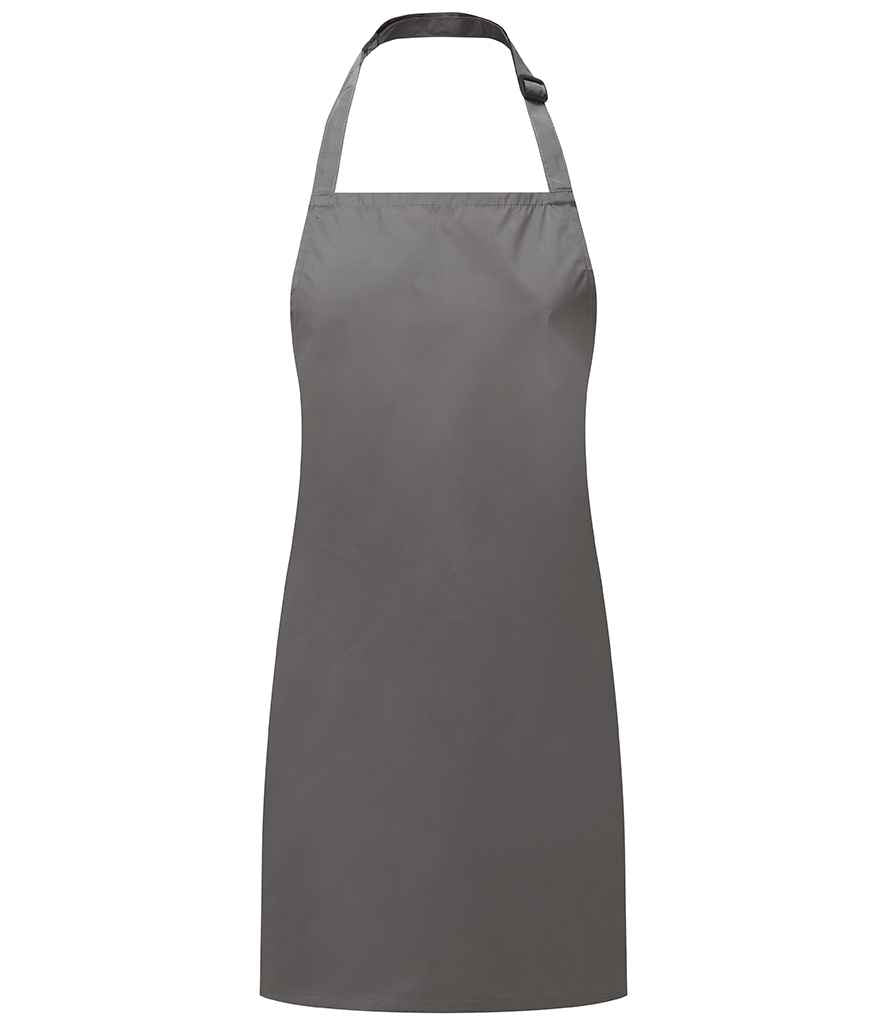 Premier Kids Waterproof Apron in Dark Grey by Premier — Custom branded clothing by Print Press, featuring premium embroidery produced in our specialist print lab in the UK.