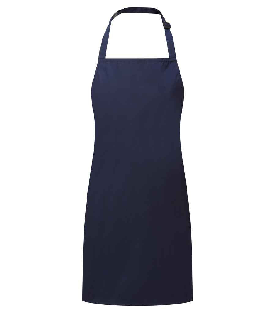 Premier Kids Waterproof Apron in Navy by Premier — Custom branded clothing by Print Press, featuring premium embroidery produced in our specialist print lab in the UK.
