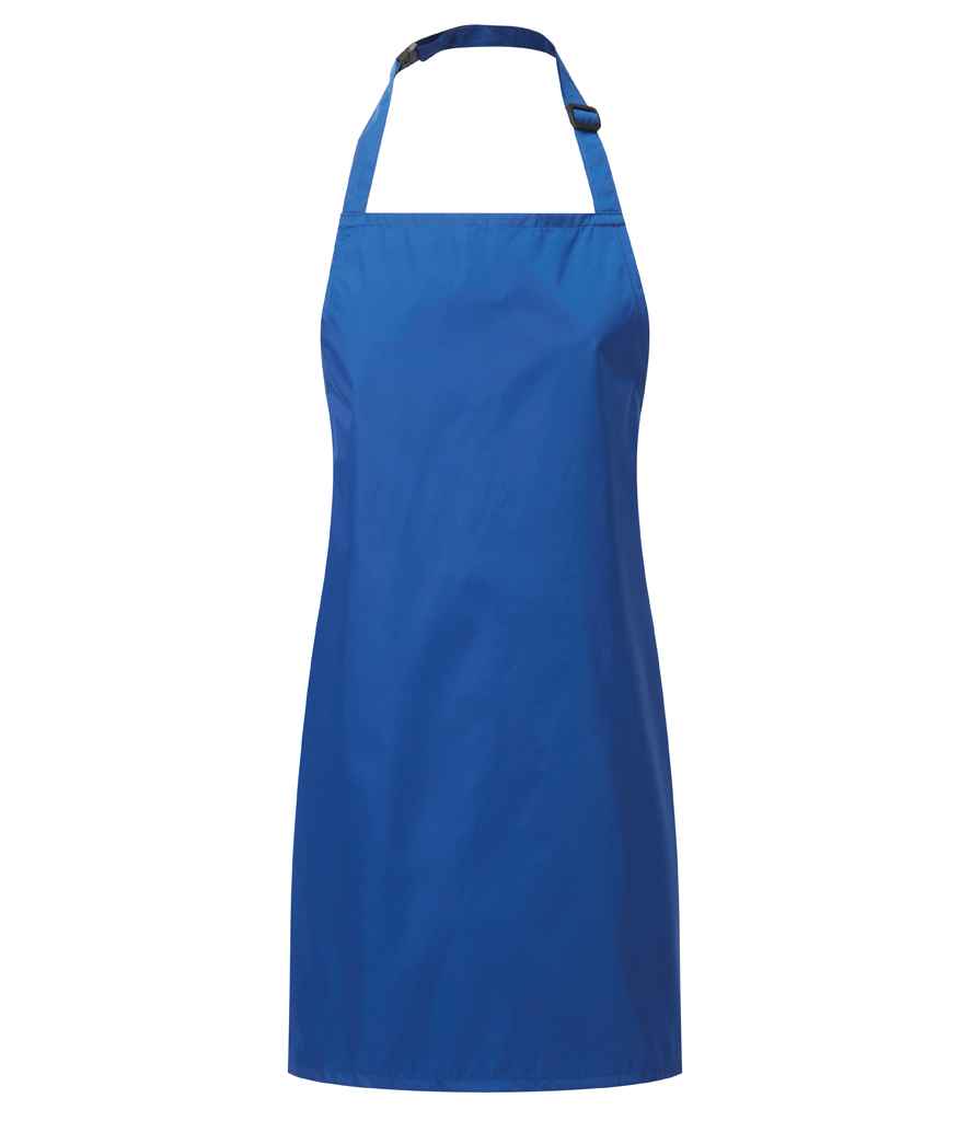 Premier Kids Waterproof Apron in Royal Blue by Premier — Custom branded clothing by Print Press, featuring premium embroidery produced in our specialist print lab in the UK.