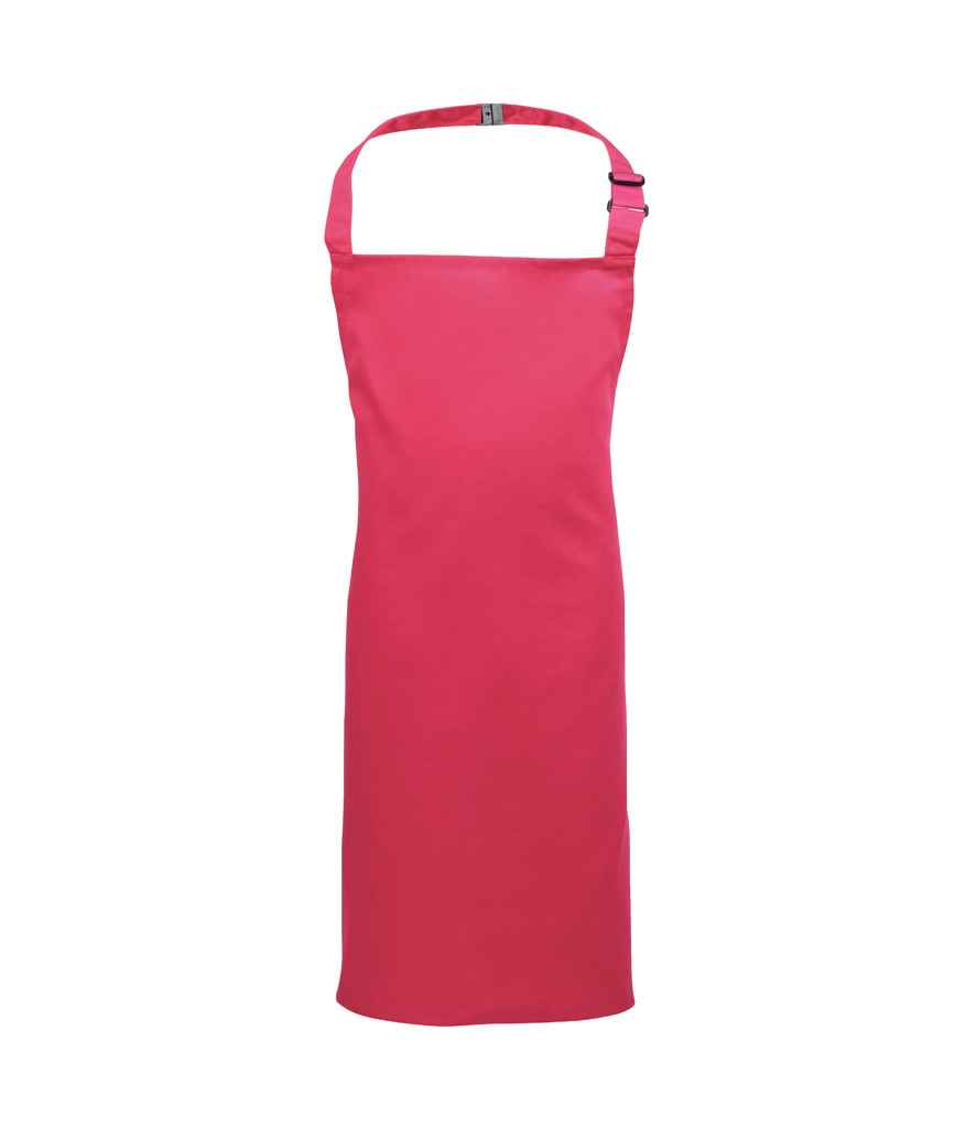 Premier Kids Bib Apron in Hot Pink by Premier — Custom branded clothing by Print Press, featuring premium embroidery produced in our specialist print lab in the UK.
