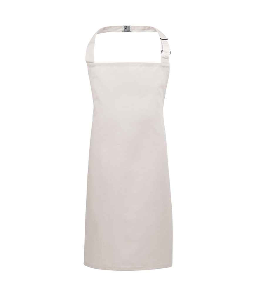 Premier Kids Bib Apron in White by Premier — Custom branded clothing by Print Press, featuring premium embroidery produced in our specialist print lab in the UK.