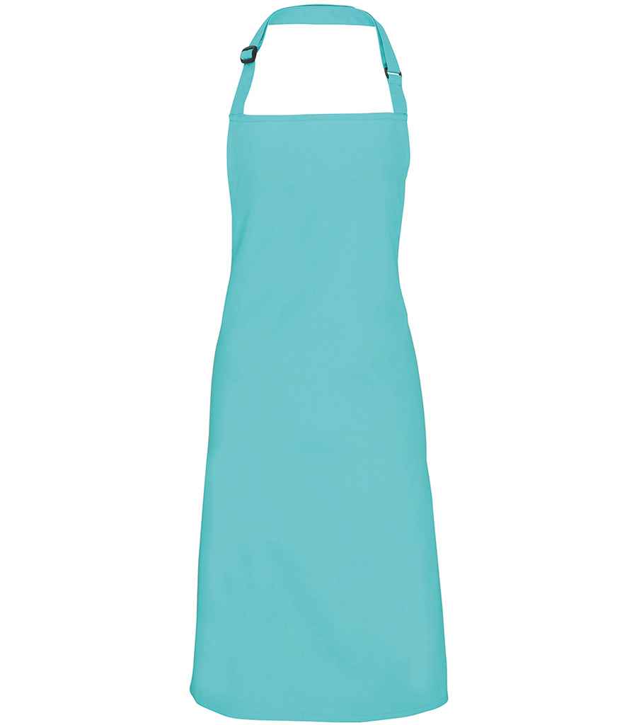 Premier 'Colours' Bib Apron in ONE Duck Egg by Premier — Custom branded clothing by Print Press, featuring premium embroidery produced in our specialist print lab in the UK.