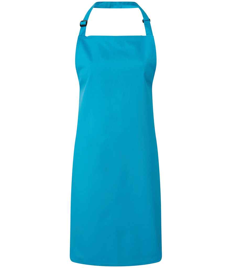Premier 'Colours' Bib Apron in ONE Peacock by Premier — Custom branded clothing by Print Press, featuring premium embroidery produced in our specialist print lab in the UK.
