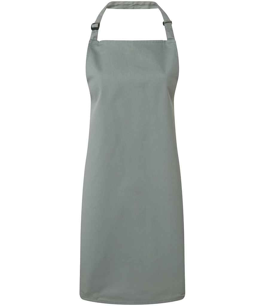 Premier 'Colours' Bib Apron in ONE Sage by Premier — Custom branded clothing by Print Press, featuring premium embroidery produced in our specialist print lab in the UK.