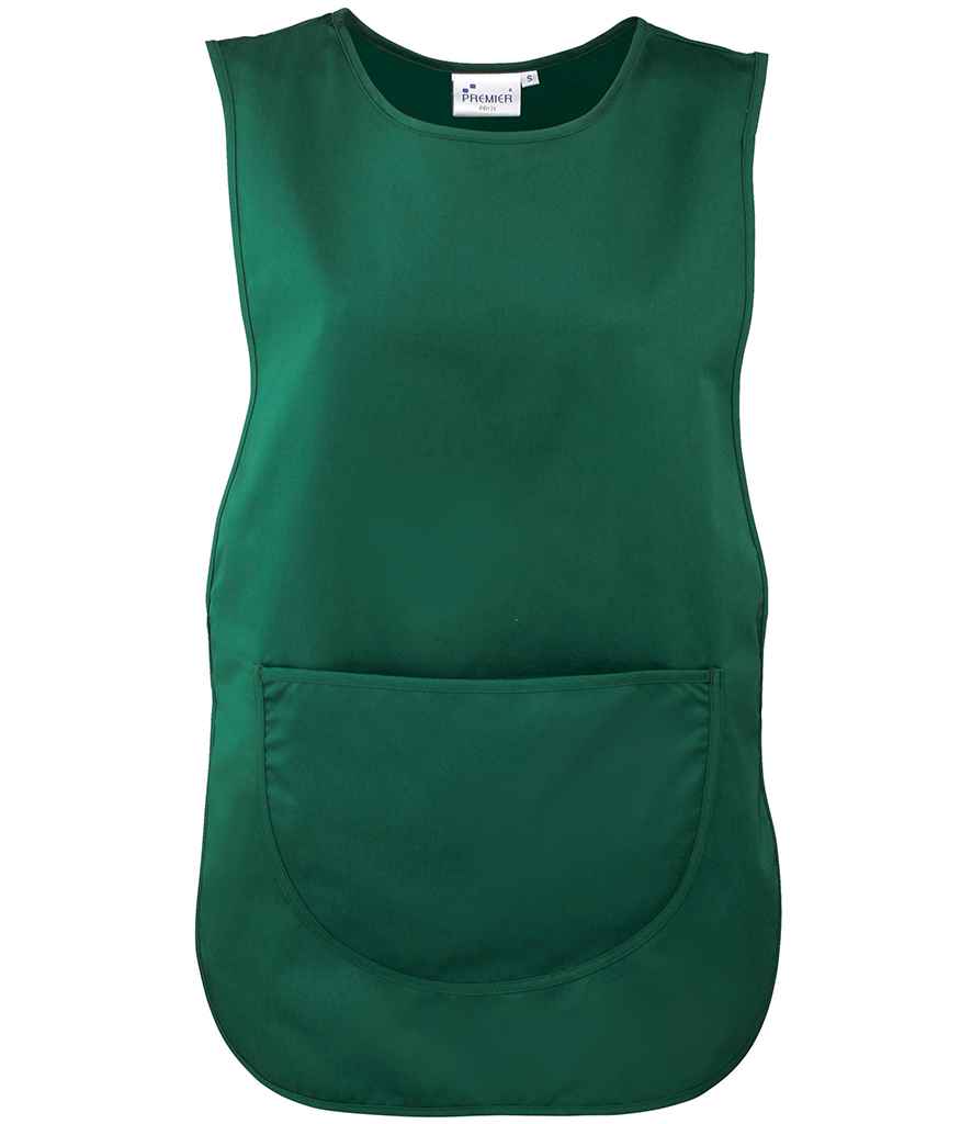 Premier Pocket Tabard in Bottle Green by Premier — Custom branded clothing by Print Press, featuring premium embroidery produced in our specialist print lab in the UK.