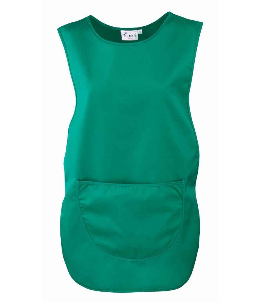 Premier Pocket Tabard in Emerald by Premier — Custom branded clothing by Print Press, featuring premium embroidery produced in our specialist print lab in the UK.