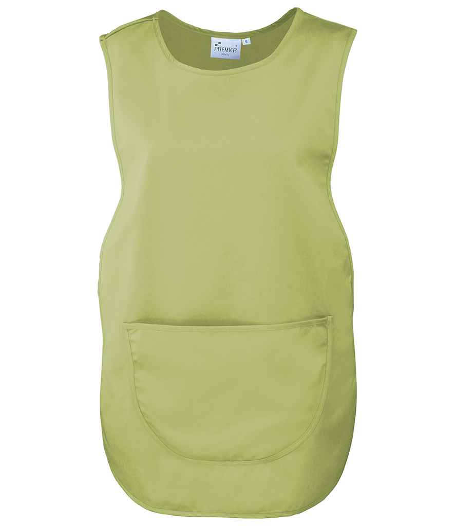 Premier Pocket Tabard in Lime Green by Premier — Custom branded clothing by Print Press, featuring premium embroidery produced in our specialist print lab in the UK.