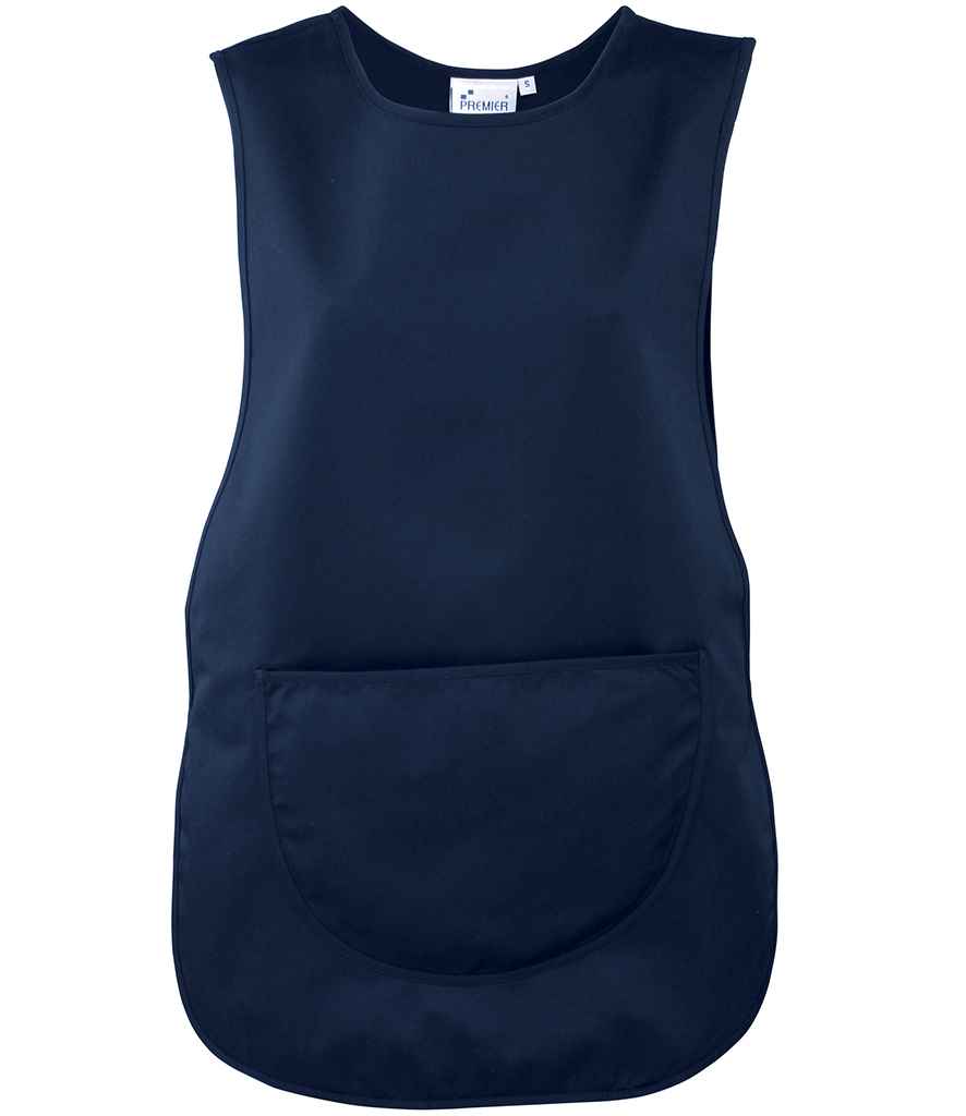 Premier Pocket Tabard in Navy by Premier — Custom branded clothing by Print Press, featuring premium embroidery produced in our specialist print lab in the UK.