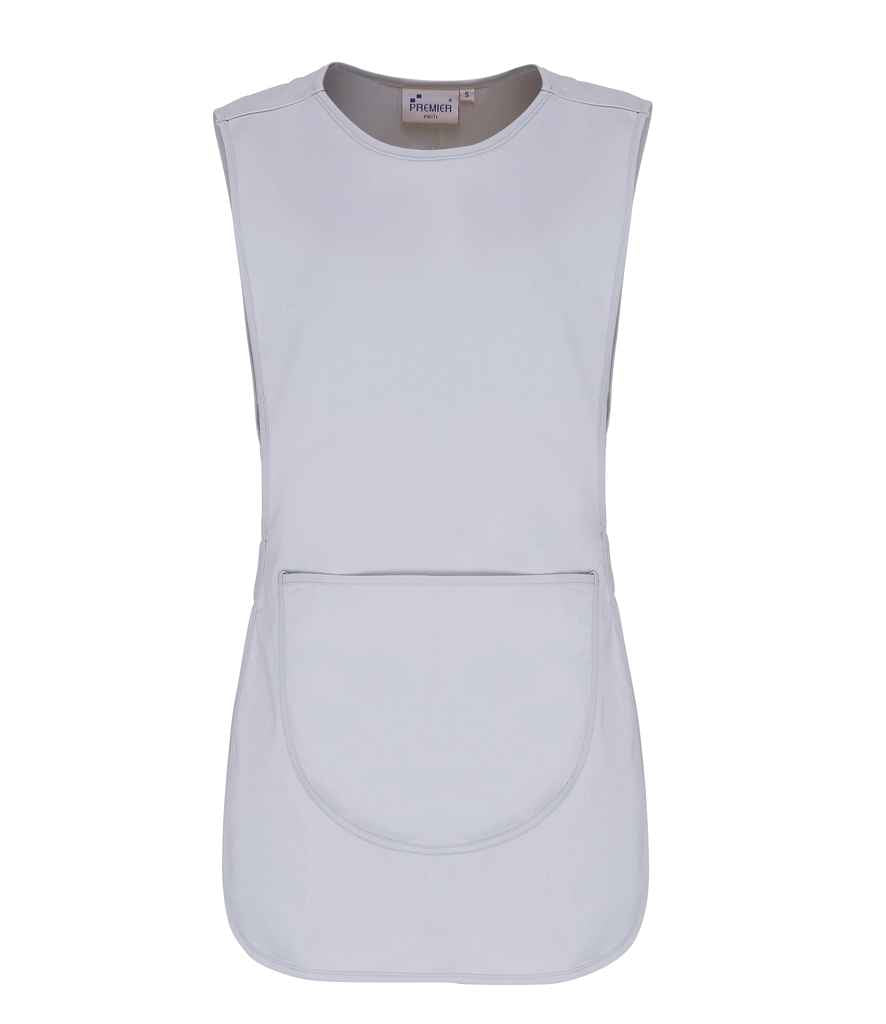 Premier Pocket Tabard in Silver by Premier — Custom branded clothing by Print Press, featuring premium embroidery produced in our specialist print lab in the UK.