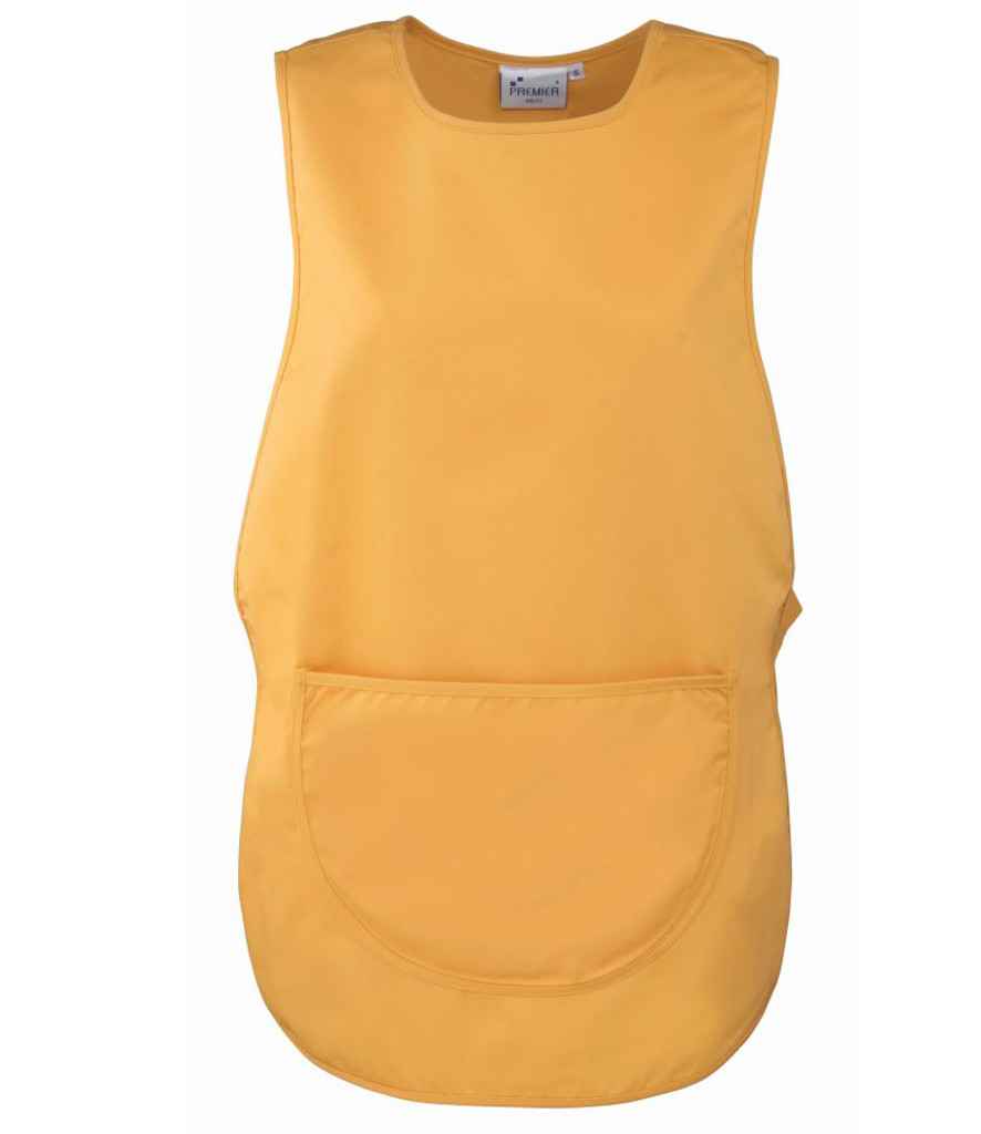 Premier Pocket Tabard in Sunflower by Premier — Custom branded clothing by Print Press, featuring premium embroidery produced in our specialist print lab in the UK.