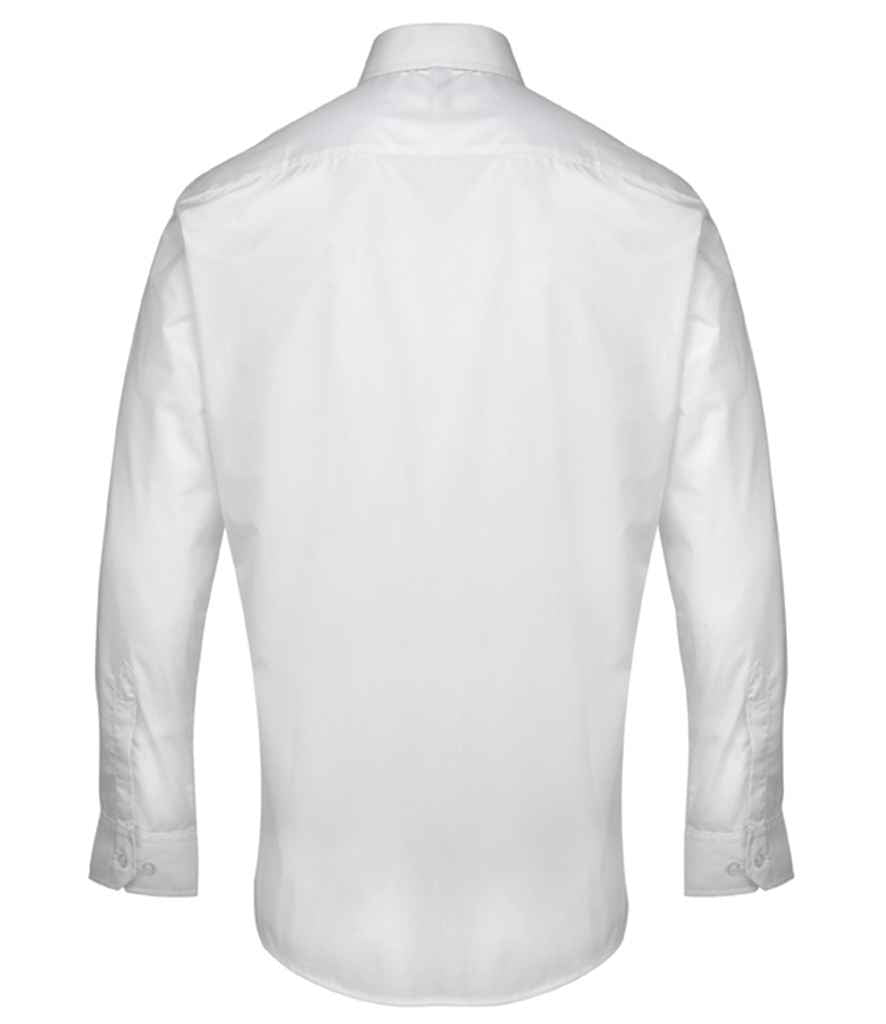 Premier Supreme Long Sleeve Poplin Shirt in by Premier — Custom branded clothing by Print Press, featuring premium embroidery produced in our specialist print lab in the UK.