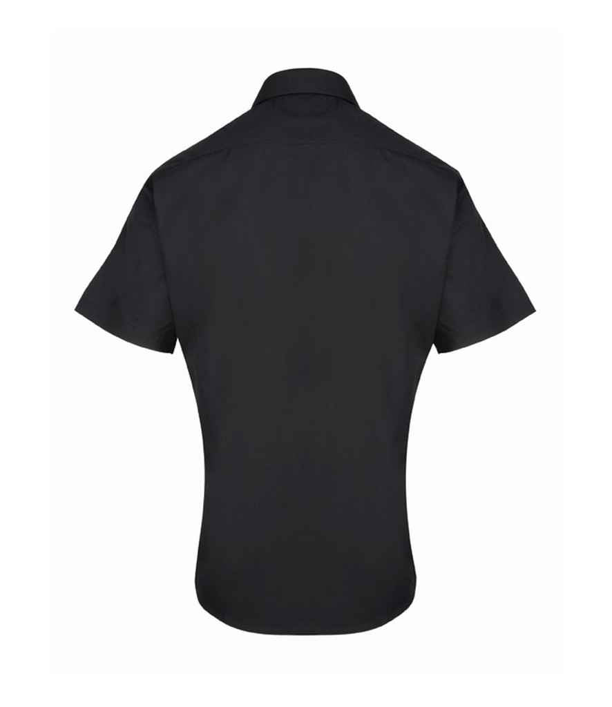 Premier Supreme Short Sleeve Poplin Shirt in by Premier — Custom branded clothing by Print Press, featuring premium embroidery produced in our specialist print lab in the UK.