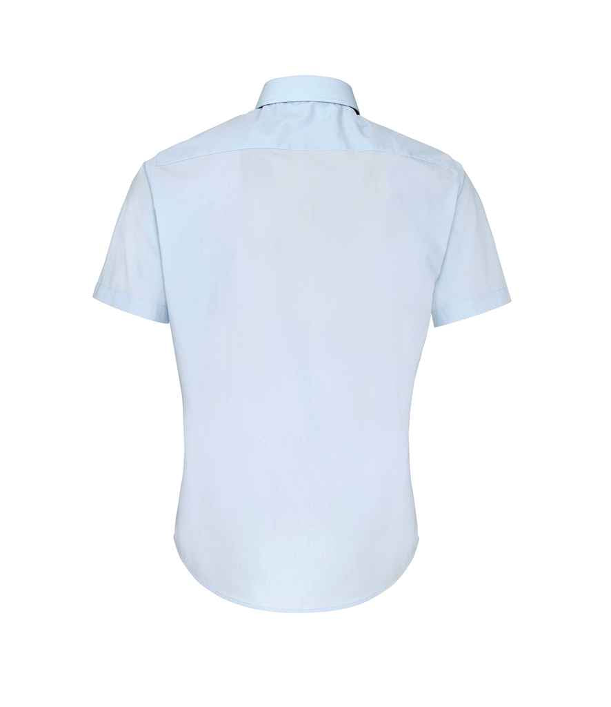Premier Supreme Short Sleeve Poplin Shirt in by Premier — Custom branded clothing by Print Press, featuring premium embroidery produced in our specialist print lab in the UK.