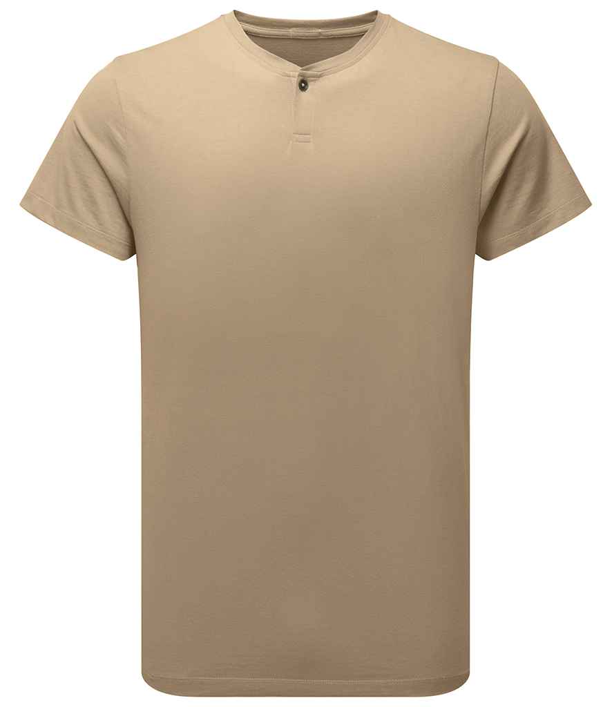 Premier Comis Sustainable T-Shirt in Khaki by Premier — Custom branded clothing by Print Press, featuring premium embroidery produced in our specialist print lab in the UK.