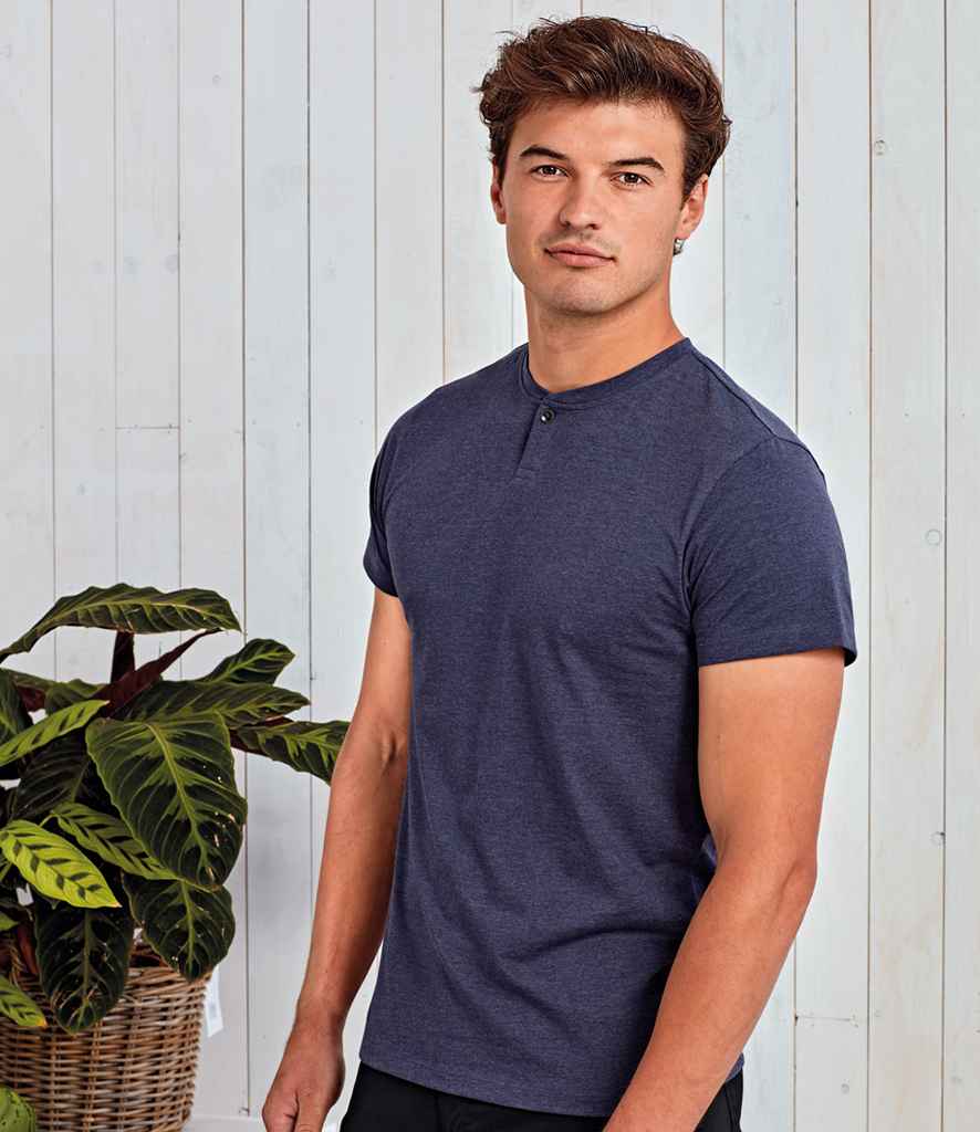 Premier Comis Sustainable T-Shirt in Navy Marl by Premier — Custom branded clothing by Print Press, featuring premium embroidery produced in our specialist print lab in the UK.
