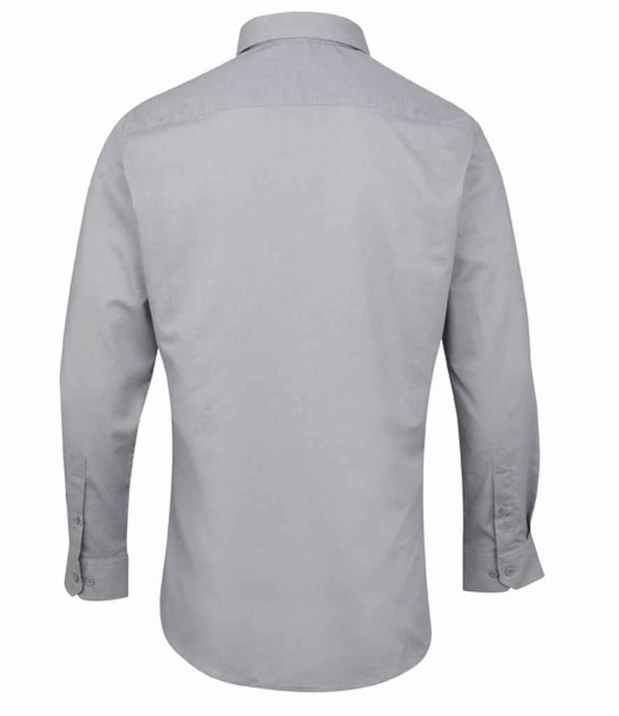 Premier Signature Long Sleeve Oxford Shirt in by Premier — Custom branded clothing by Print Press, featuring premium embroidery produced in our specialist print lab in the UK.