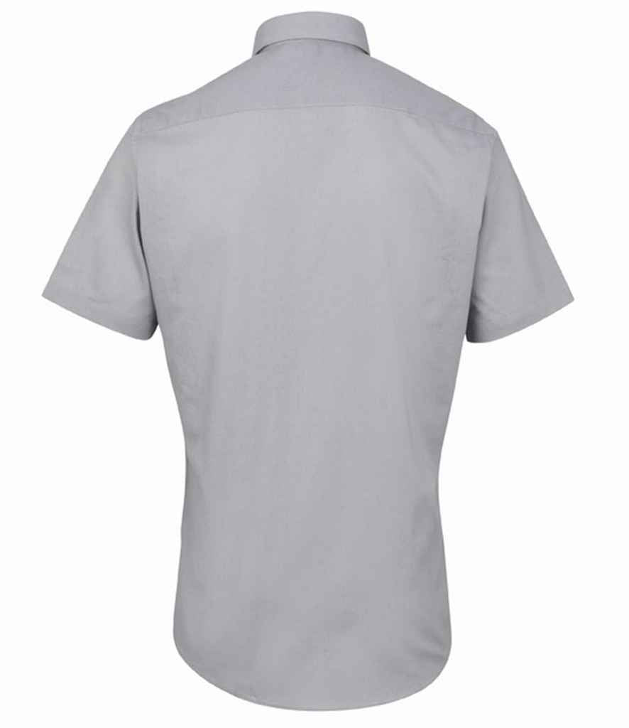 Premier Signature Short Sleeve Oxford Shirt in by Premier — Custom branded clothing by Print Press, featuring premium embroidery produced in our specialist print lab in the UK.