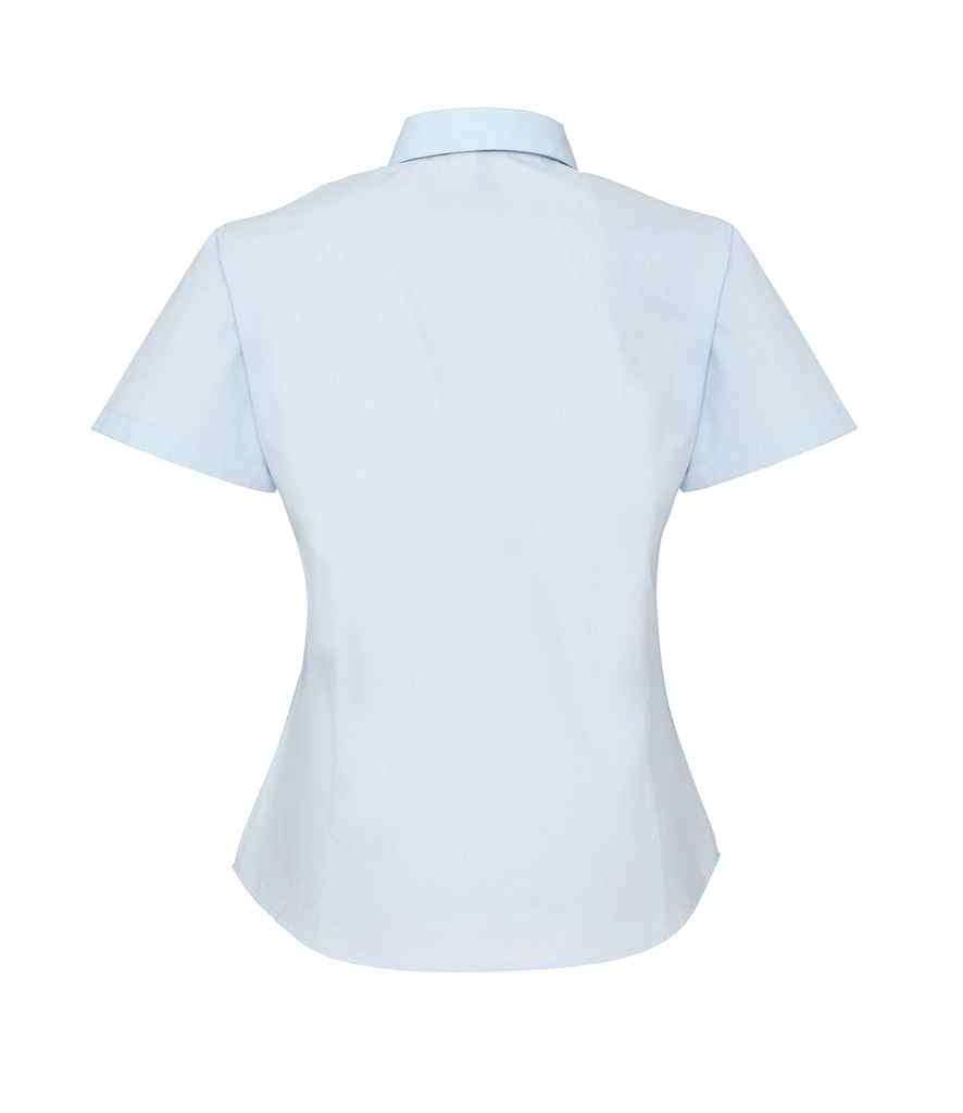 Premier Ladies Supreme Short Sleeve Poplin Shirt in by Premier — Custom branded clothing by Print Press, featuring premium embroidery produced in our specialist print lab in the UK.