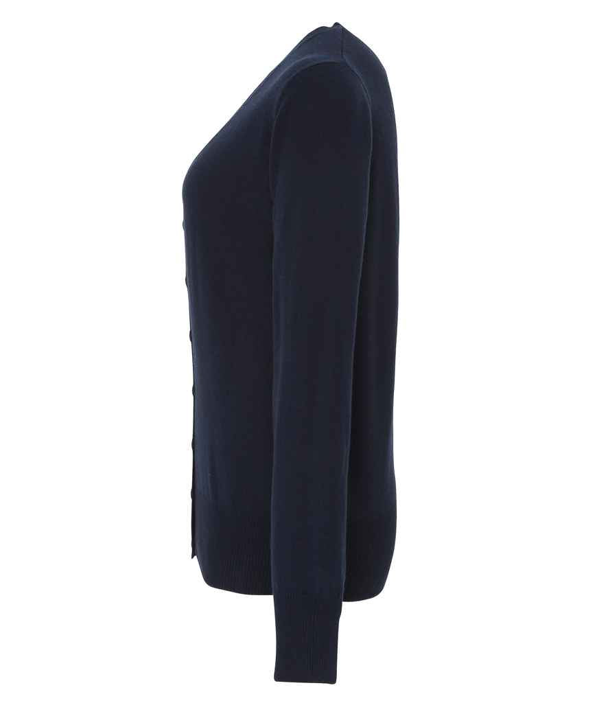 Premier Ladies Essential Acrylic V Neck Cardigan in by Premier — Custom branded clothing by Print Press, featuring premium embroidery produced in our specialist print lab in the UK.