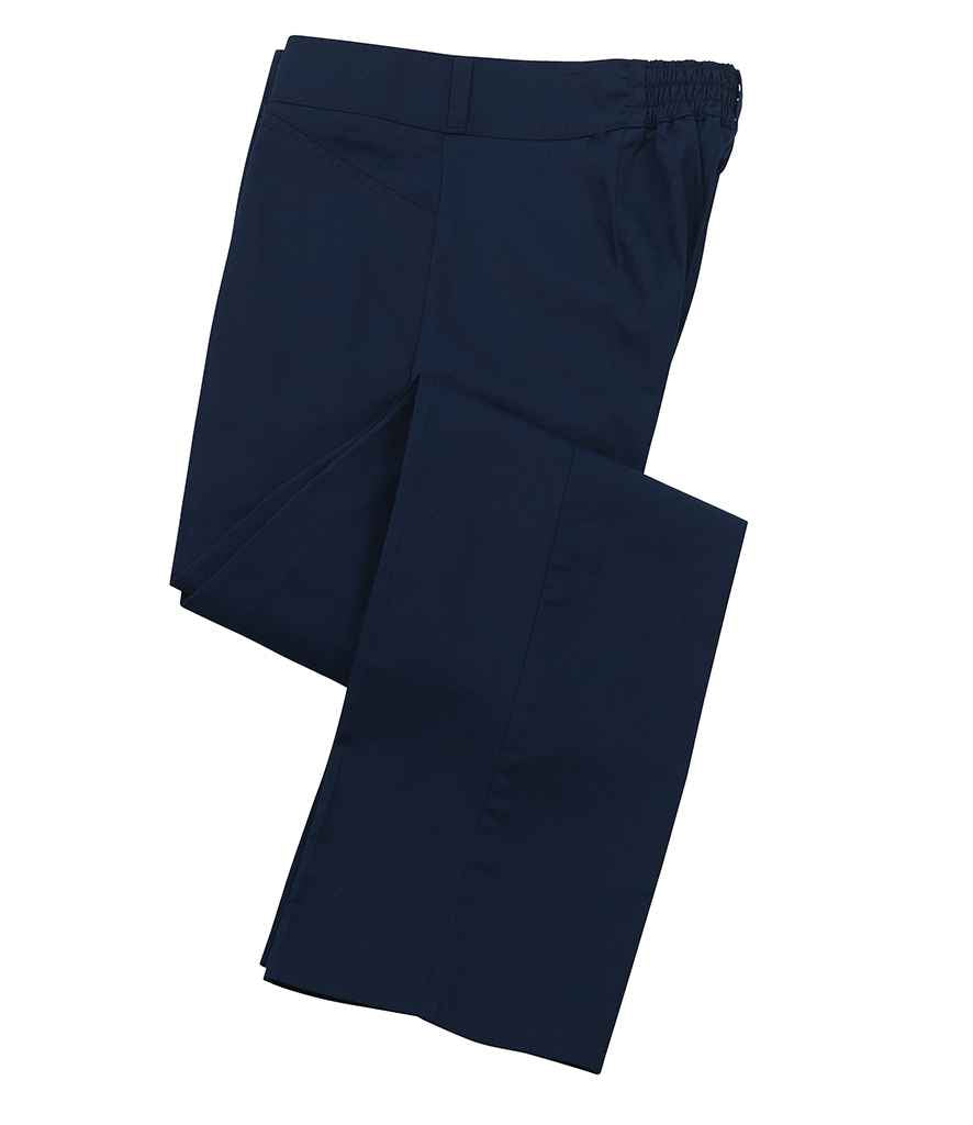 Premier Ladies Poppy Healthcare Trousers in by Premier — Custom branded clothing by Print Press, featuring premium embroidery produced in our specialist print lab in the UK.