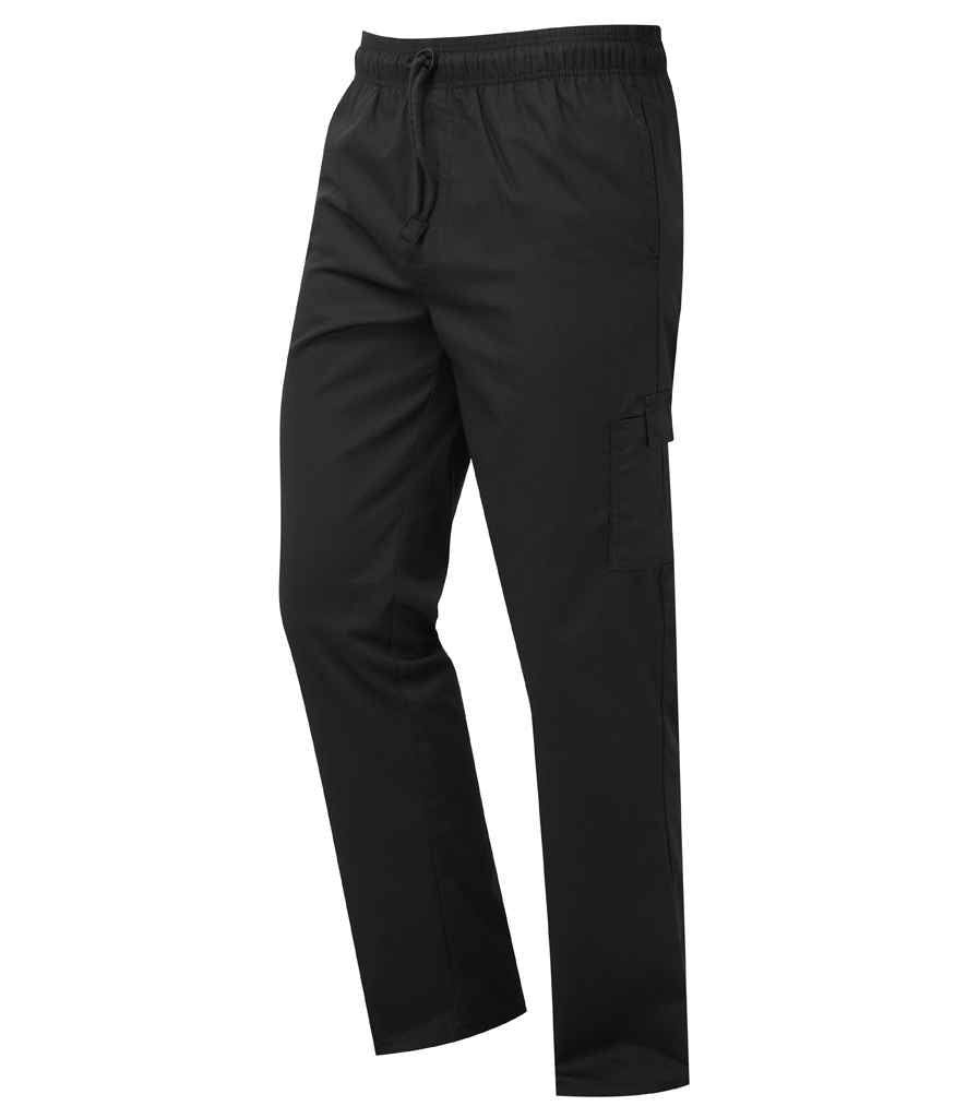 Premier Essential Chef's Cargo Trousers in by Premier — Custom branded clothing by Print Press, featuring premium embroidery produced in our specialist print lab in the UK.