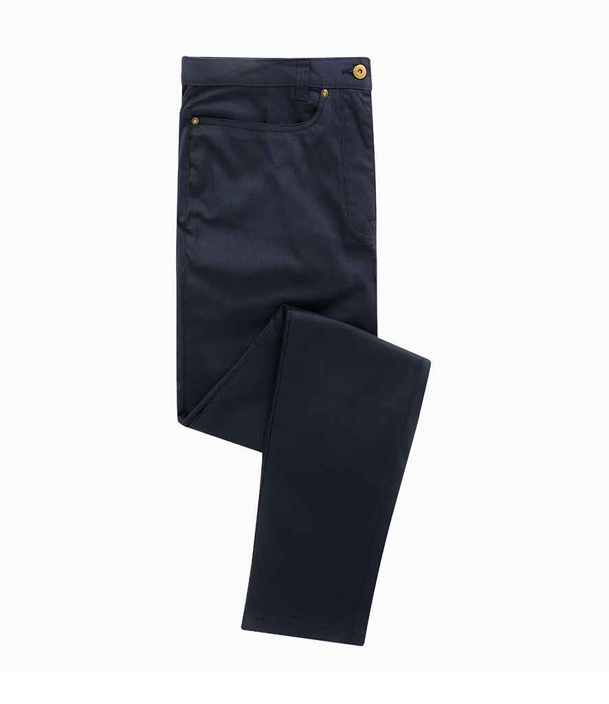 Premier Performance Chino Jeans in by Premier — Custom branded clothing by Print Press, featuring premium embroidery produced in our specialist print lab in the UK.