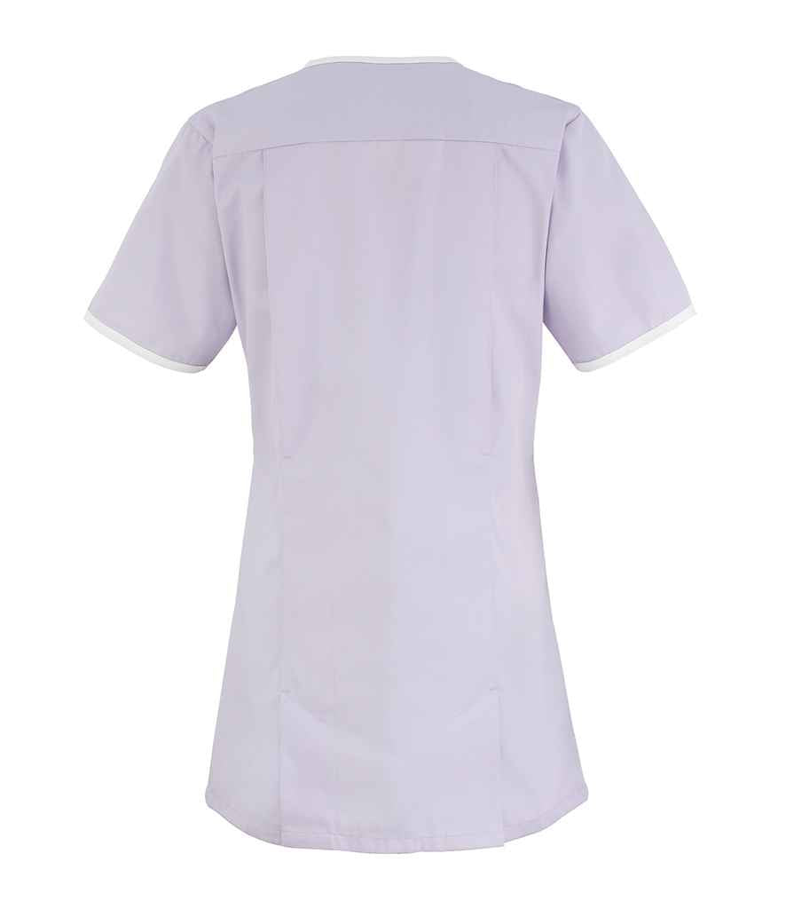 Premier Ladies Daisy Healthcare Tunic in by Premier — Custom branded clothing by Print Press, featuring premium embroidery produced in our specialist print lab in the UK.