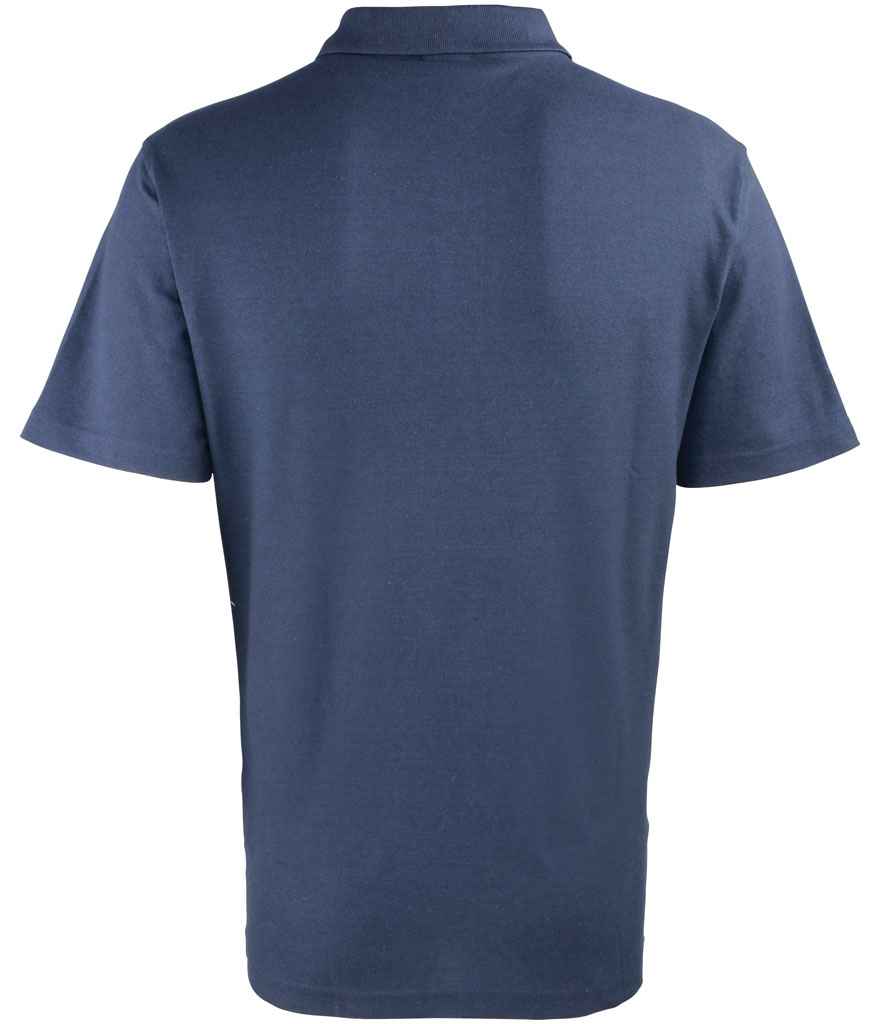 Premier Stud Pique Polo Shirt in by Premier — Custom branded clothing by Print Press, featuring premium embroidery produced in our specialist print lab in the UK.