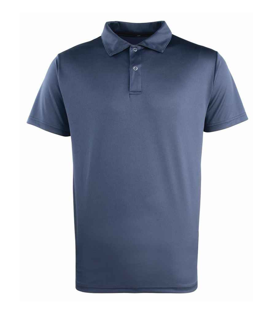 Premier Coolchecker Stud Pique Polo Shirt in by Premier — Custom branded clothing by Print Press, featuring premium embroidery produced in our specialist print lab in the UK.