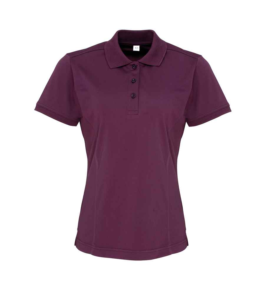 Premier Ladies Coolchecker Pique Polo Shirt - (2nd Colours) in by Premier — Custom branded clothing by Print Press, featuring premium embroidery produced in our specialist print lab in the UK.