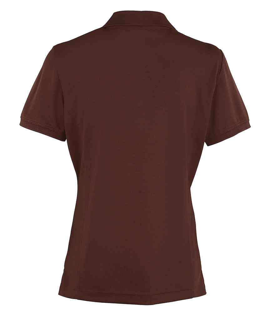 Premier Ladies Coolchecker Pique Polo Shirt - (2nd Colours) in by Premier — Custom branded clothing by Print Press, featuring premium embroidery produced in our specialist print lab in the UK.