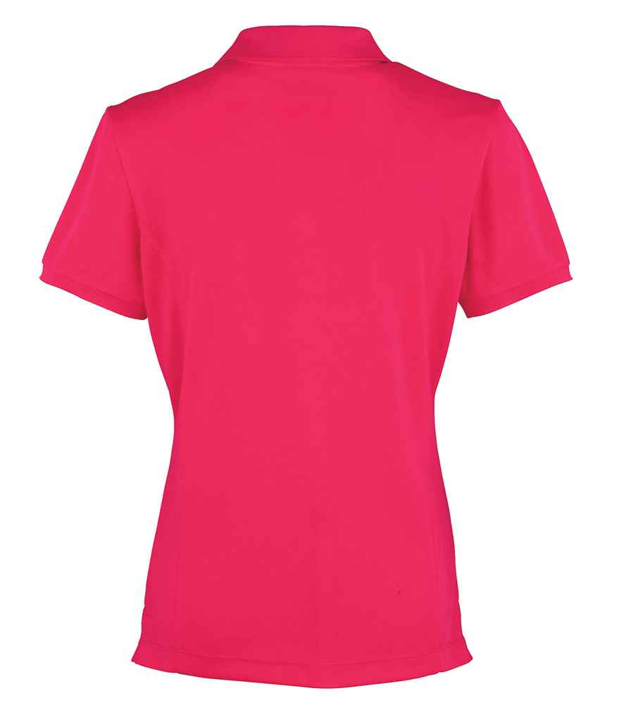 Premier Ladies Coolchecker Pique Polo Shirt - (2nd Colours) in by Premier — Custom branded clothing by Print Press, featuring premium embroidery produced in our specialist print lab in the UK.