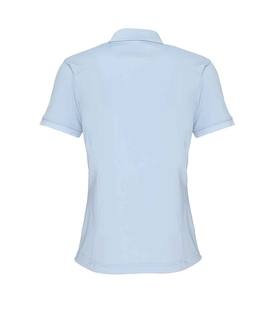 Premier Ladies Coolchecker Pique Polo Shirt in by Premier — Custom branded clothing by Print Press, featuring premium embroidery produced in our specialist print lab in the UK.