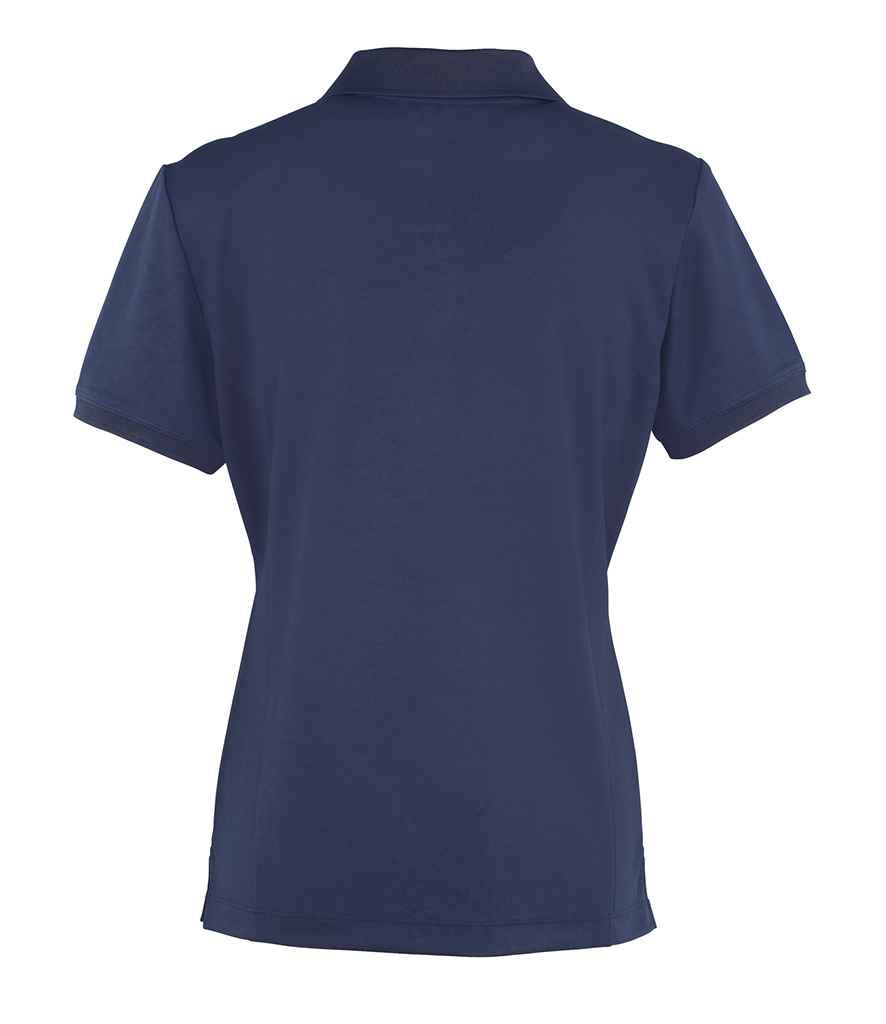 Premier Ladies Coolchecker Pique Polo Shirt in by Premier — Custom branded clothing by Print Press, featuring premium embroidery produced in our specialist print lab in the UK.