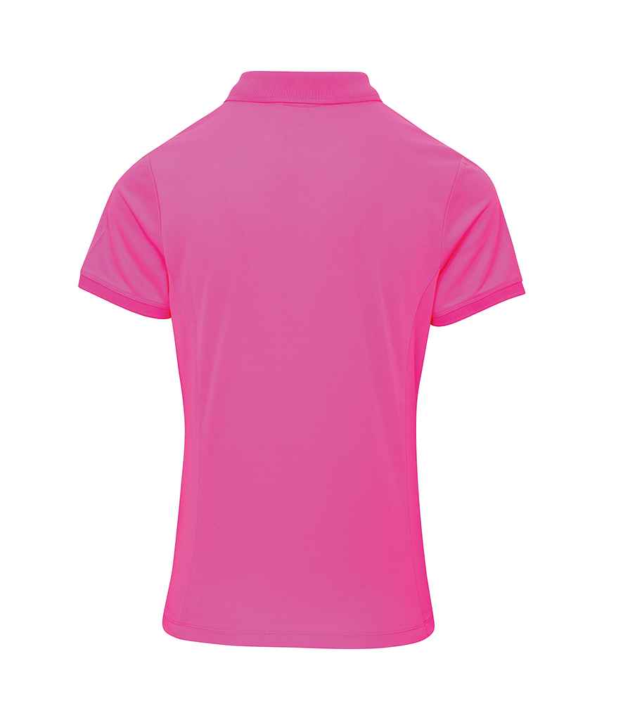 Premier Ladies Coolchecker Pique Polo Shirt in by Premier — Custom branded clothing by Print Press, featuring premium embroidery produced in our specialist print lab in the UK.