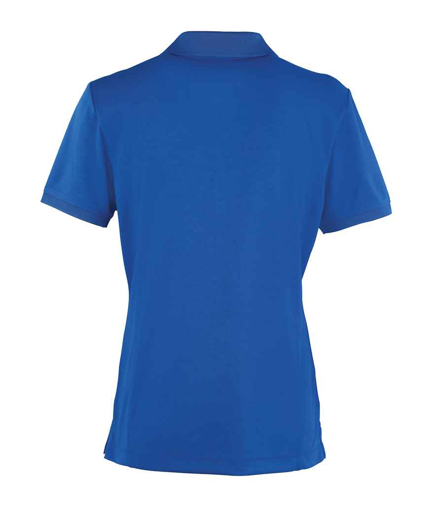 Premier Ladies Coolchecker Pique Polo Shirt in by Premier — Custom branded clothing by Print Press, featuring premium embroidery produced in our specialist print lab in the UK.