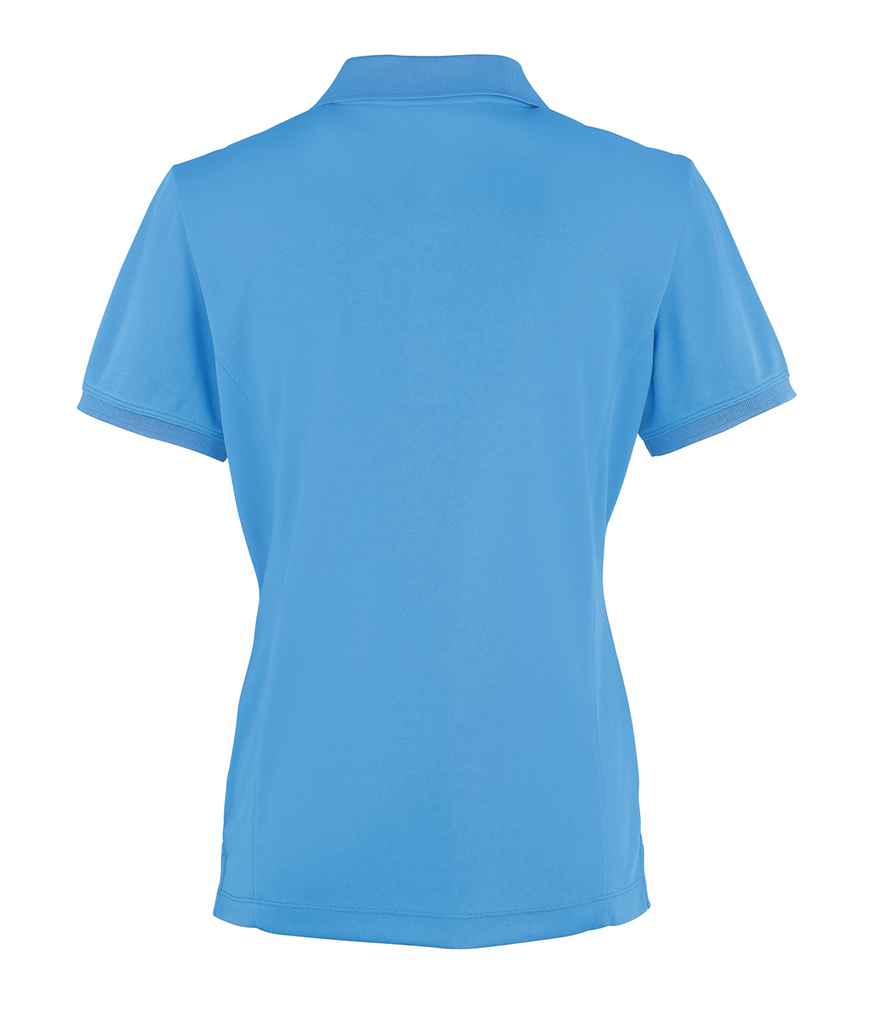 Premier Ladies Coolchecker Pique Polo Shirt in by Premier — Custom branded clothing by Print Press, featuring premium embroidery produced in our specialist print lab in the UK.