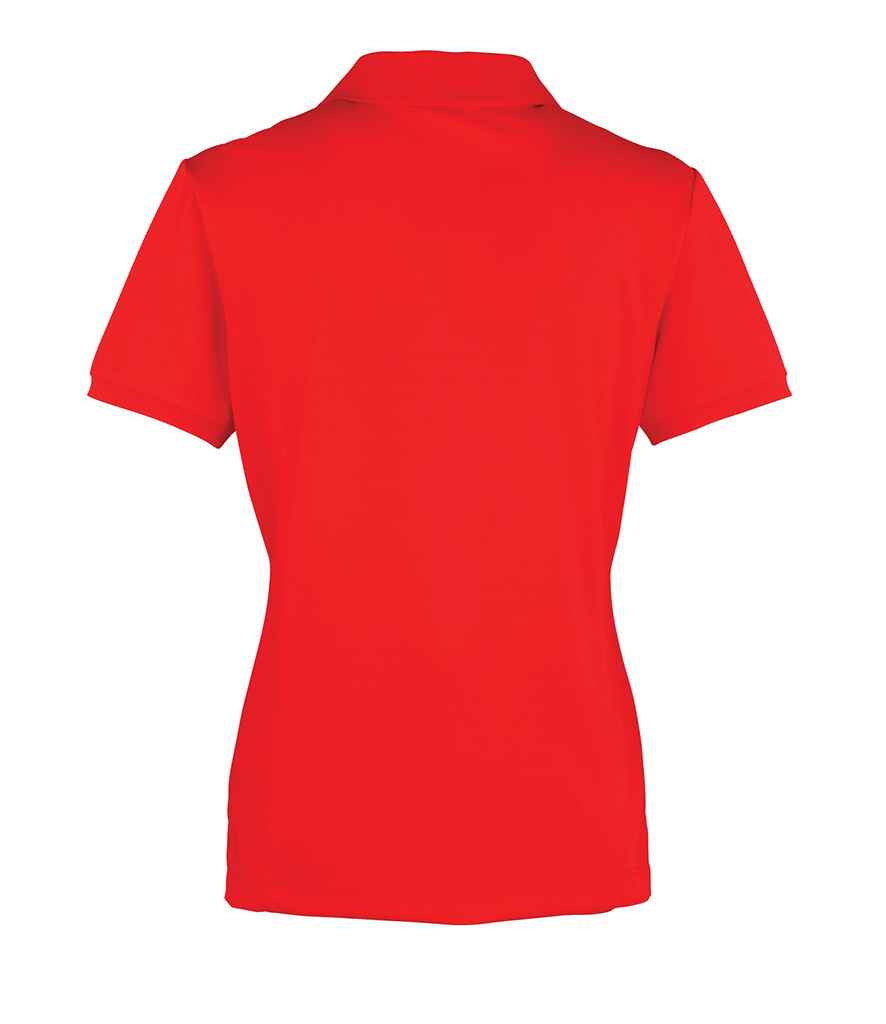 Premier Ladies Coolchecker Pique Polo Shirt in by Premier — Custom branded clothing by Print Press, featuring premium embroidery produced in our specialist print lab in the UK.