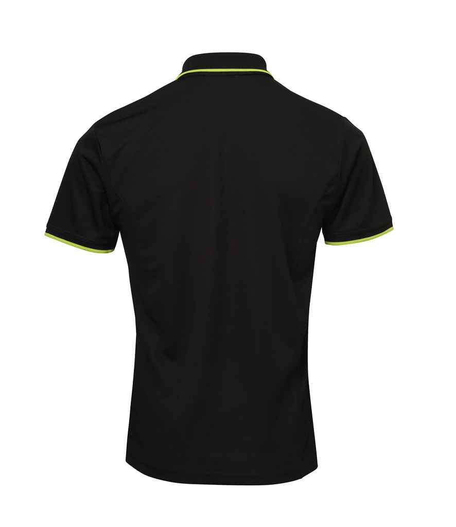 Premier Contrast Coolchecker Pique Polo Shirt in by Premier — Custom branded clothing by Print Press, featuring premium embroidery produced in our specialist print lab in the UK.