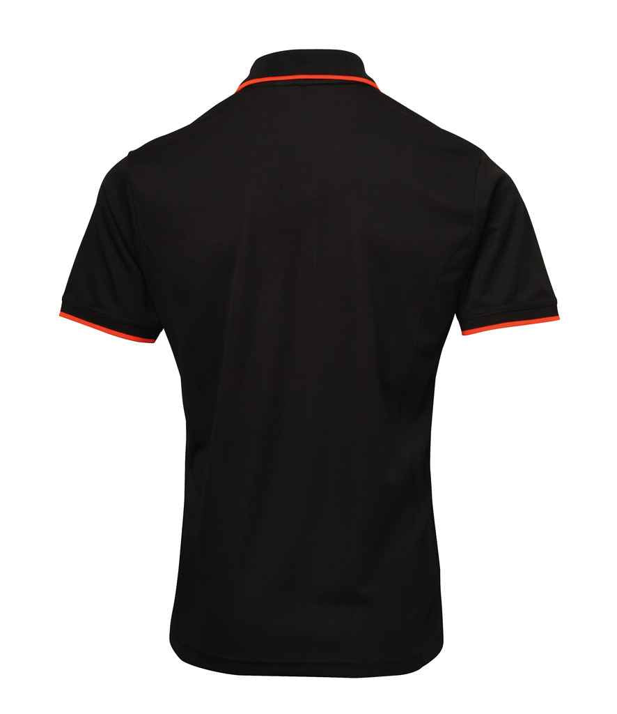 Premier Contrast Coolchecker Pique Polo Shirt in by Premier — Custom branded clothing by Print Press, featuring premium embroidery produced in our specialist print lab in the UK.
