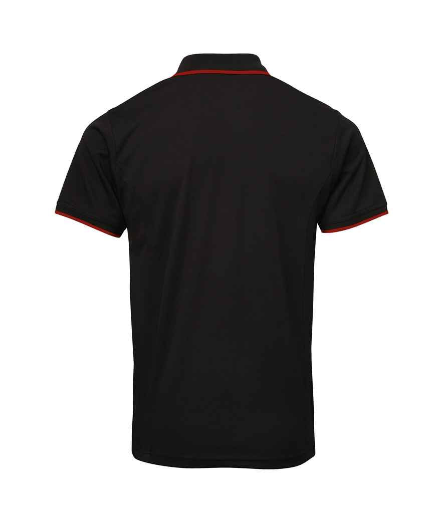 Premier Contrast Coolchecker Pique Polo Shirt in by Premier — Custom branded clothing by Print Press, featuring premium embroidery produced in our specialist print lab in the UK.
