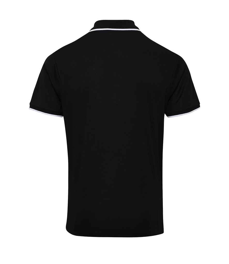 Premier Contrast Coolchecker Pique Polo Shirt in by Premier — Custom branded clothing by Print Press, featuring premium embroidery produced in our specialist print lab in the UK.