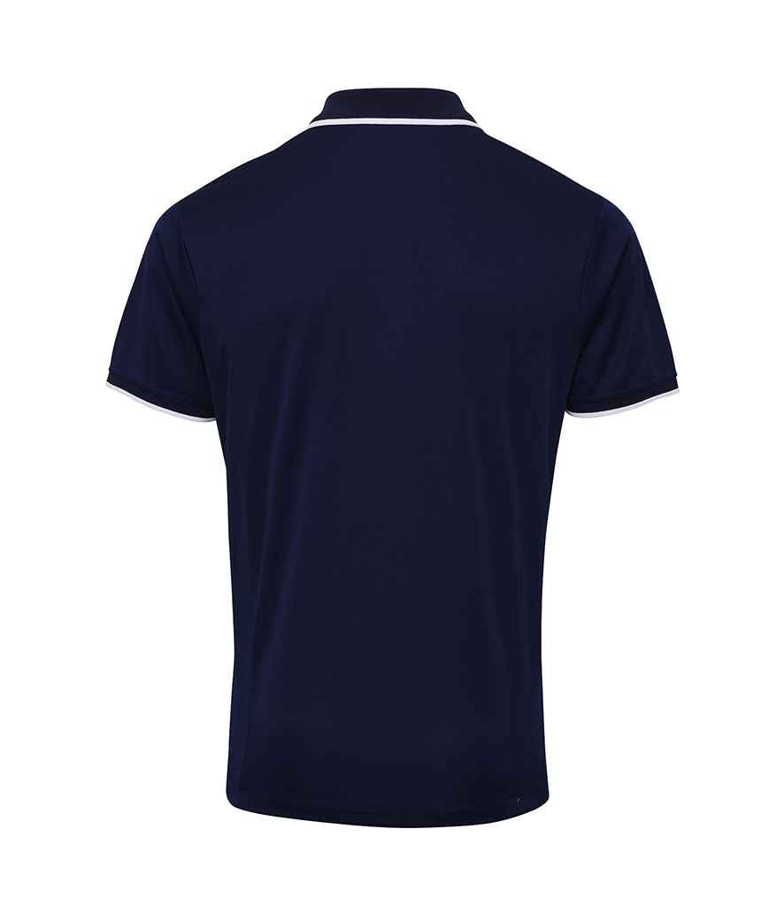 Premier Contrast Coolchecker Pique Polo Shirt in by Premier — Custom branded clothing by Print Press, featuring premium embroidery produced in our specialist print lab in the UK.